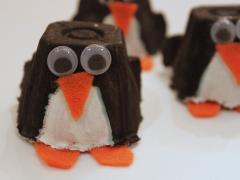 Egg Carton Penguin