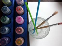 Painting With Straws