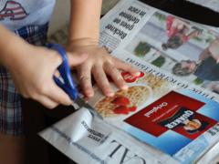 Newspaper Ornaments