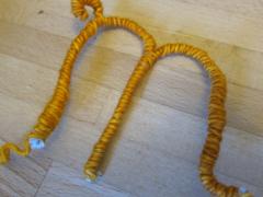 Bendable Pipe Cleaner Letters