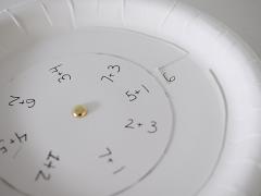 Paper Plate Math & Alphabet Game
