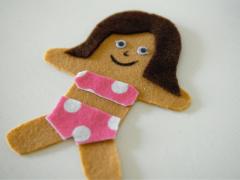 Portable Doll Dress-up Board