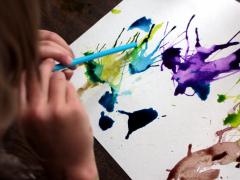 Painting With Straws