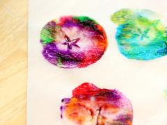Stained Glass Apple Printing