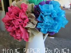 Tissue Paper Bouquet