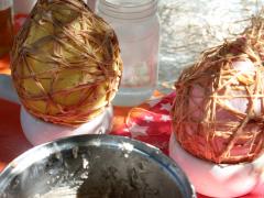 Raffia Pumpkins