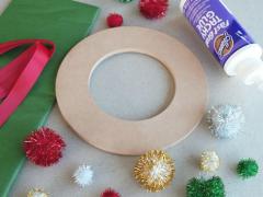 Tissue Paper Wreath
